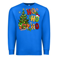 True Royal ho ho ho christmas Premium Sweatshirt - MaliasSmallBusiness