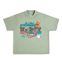 Oil Green pediatric nurse Urban Heavy Tee - AdoDesignShop