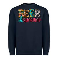 Navy beer and sunshine Heavyweight Sweatshirt - HRA Design Shop