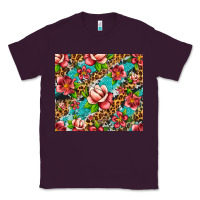 Plum tropical flowers Classic Tee - Artiststas