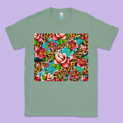 Tropical Flowers Classic Tee Designed By Artiststas