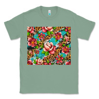 Sage tropical flowers Classic Tee - Artiststas
