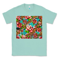 Seafoam tropical flowers Classic Tee - Artiststas