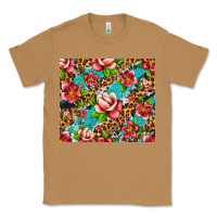 Toasted Coconut tropical flowers Classic Tee - Artiststas