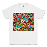 White tropical flowers Classic Tee - Artiststas