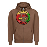 Chestnut honoring the past inspiring future Zipper Hoodie - MaliasSmallBusiness