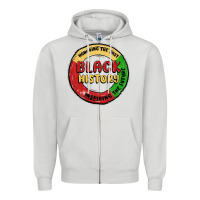 Dove Grey honoring the past inspiring future Zipper Hoodie - MaliasSmallBusiness