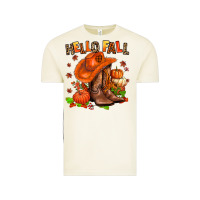 Vintage Arctic hello fall pumpkins  cowgirl  and roses Vintage Tee - AdoDesignShop