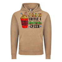 Vintage Coffee I Run On Coffee & Christmas Cheer Vintage Hoodie - CowhideDigitalArt