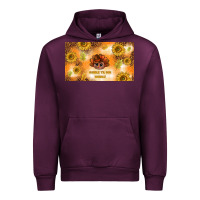 Mauve Wine gobble til you wobble Urban Hoodie - TumblerDesignByShophia