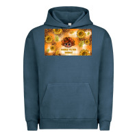 Pigment Midnight Navy gobble til you wobble Urban Hoodie - TumblerDesignByShophia