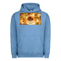 Pigment Pebble Blue gobble til you wobble Urban Hoodie - TumblerDesignByShophia