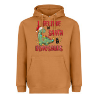 Meerkat i believe in santa & dinosaurs Heavyweight Hoodie - MaliasSmallBusiness