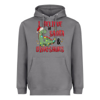Storm i believe in santa & dinosaurs Heavyweight Hoodie - MaliasSmallBusiness