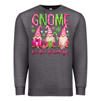 Charcoal Heather gnome for the holidays Premium Sweatshirt - MaliasSmallBusiness