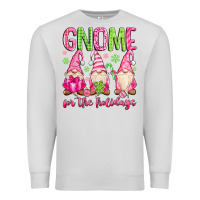 Dove Grey gnome for the holidays Premium Sweatshirt - MaliasSmallBusiness