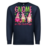 Navy gnome for the holidays Premium Sweatshirt - MaliasSmallBusiness