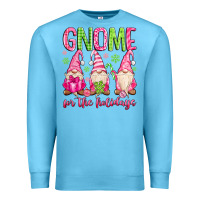 Ocean Blue gnome for the holidays Premium Sweatshirt - MaliasSmallBusiness