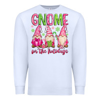 White gnome for the holidays Premium Sweatshirt - MaliasSmallBusiness