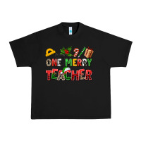 Black one merry teacher Urban Heavy Tee - AdoDesignShop