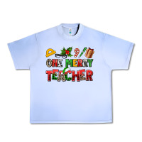 Grape Ice one merry teacher Urban Heavy Tee - AdoDesignShop