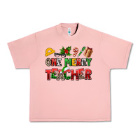 Salmon one merry teacher Urban Heavy Tee - AdoDesignShop