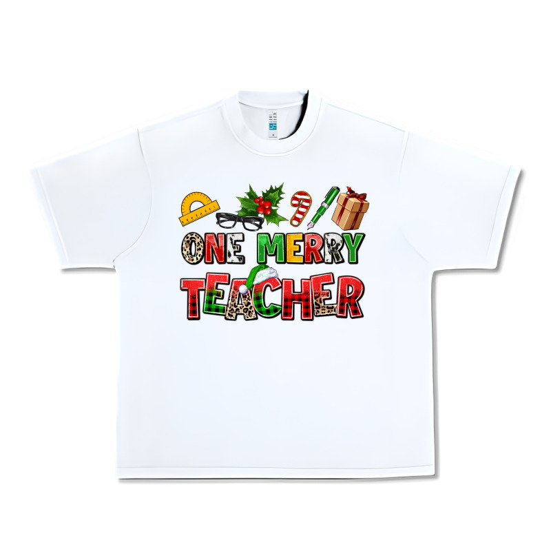 One Merry Teacher Urban Heavy Tee by AdoDesignShop | Teevron