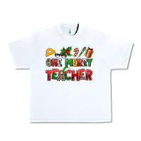 White one merry teacher Urban Heavy Tee - AdoDesignShop