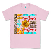 Bubblegum Pink sunflower sunshine Classic Tee - AdoDesignShop