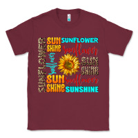 Burgundy sunflower sunshine Classic Tee - AdoDesignShop
