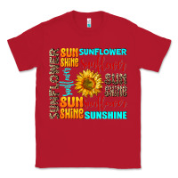 Red sunflower sunshine Classic Tee - AdoDesignShop