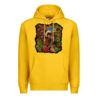 Lemon valentines day cowboy cactus rose Premium Hoodie - RanaPortraitStore