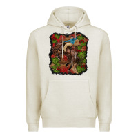 Oatmeal Heather valentines day cowboy cactus rose Premium Hoodie - RanaPortraitStore