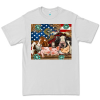 Dove Grey American farm animals Premium Tee - RanaPortraitStore