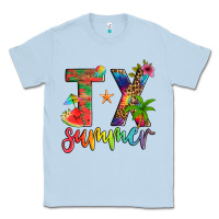 Dusty Blue tx summer Classic Tee - Artiststas