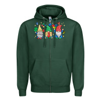 Sports Green autism gnome Zipper Hoodie - MaliasSmallBusiness