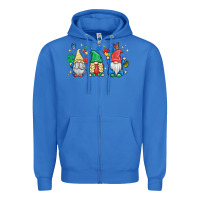 True Royal autism gnome Zipper Hoodie - MaliasSmallBusiness