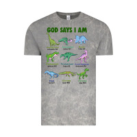 Cloud Rock god says i am dinosaurs Vintage Tee - JahusDesignShop