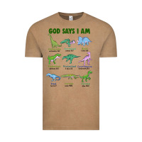 Vintage Coffee god says i am dinosaurs Vintage Tee - JahusDesignShop