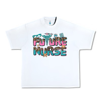 White future nurse Urban Heavy Tee - AdoDesignShop