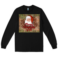 Black santa merry christmas y'all Long Sleeve Tee - AdoDesignShop
