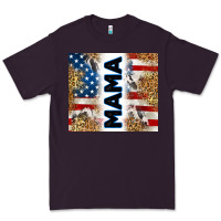 Plum American mama Premium Tee - RanaPortraitStore