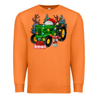 Carrot farm tractor christmas Premium Sweatshirt - MaliasSmallBusiness