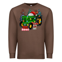 Chestnut farm tractor christmas Premium Sweatshirt - MaliasSmallBusiness