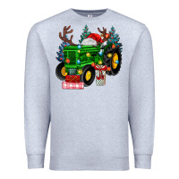 Farm Tractor Christmas Premium Sweatshirt | Teevron