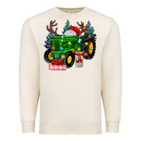 Sandshell farm tractor christmas Premium Sweatshirt - MaliasSmallBusiness