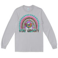 Moon Dust stay groovy with rainbow and heart Long Sleeve Tee - Artiststas