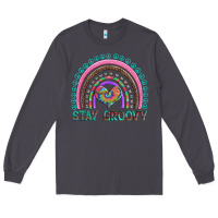 Smoke stay groovy with rainbow and heart Long Sleeve Tee - Artiststas