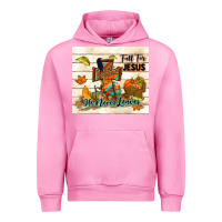 Fuchsia Pink fall for jesus he never leaves Urban Hoodie - TumblerDesignByShophia