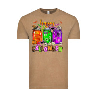 Vintage Coffee happy halloween jars and horror Vintage Tee - AdoDesignShop